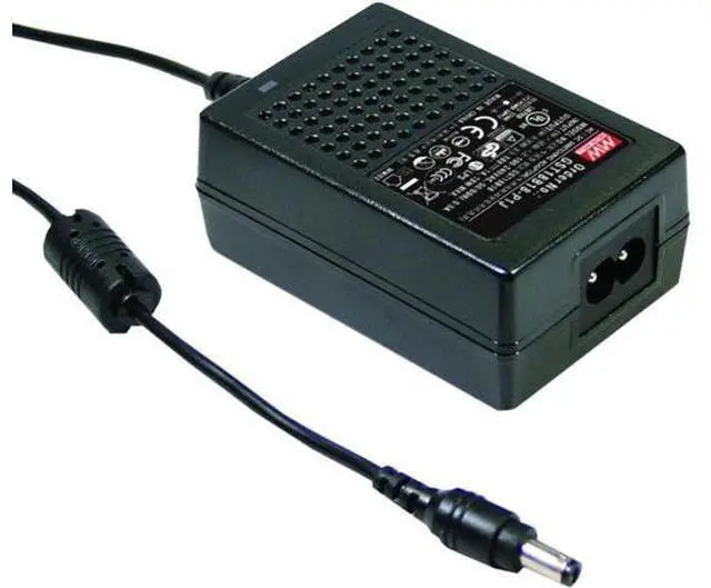 Main image of Desktop Industrial Adapter 18W 18V 1A GST18B18-P1J Meanwell AC-DC SMPS GST18B Series MEAN WELL Switching Power Supply