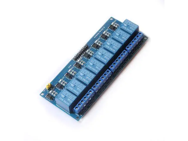 Alt view image 2 of 5 - DEVMO 8 Channel DC 5V Relay Module Board, (4PACK) Electrical Equipments 8-Ch Optocoupler Compatible with PIC AVR DSP ARM MCU PLC Smart Home Control Switch