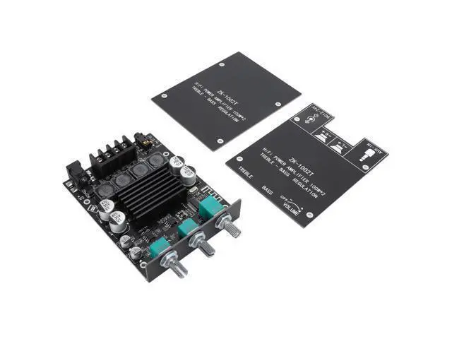 Alt view image 5 of 5 - ZK-1002T HiFi Bluetooth Amplifier Board, 100W*2 Audio Amplifier Board with TPA3116D2 Chip, 1224V, with Treble and Bass Control, for DIY Speakers