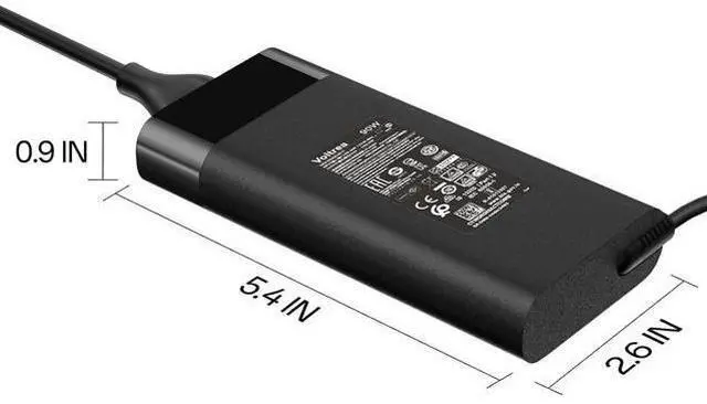 Alt view image 5 of 7 - 90W 19.5V 4.62A Laptop Charger Compatible with HP Envy 13 14 15 15T 17 M7 Pavilion 14 15 M4 Spectre x360 13 15 ProBook 650 G2 G4 450 470 G4 640 G2 Stream 11 13 14 710413-001 Smart Blue tip Ac Adapter