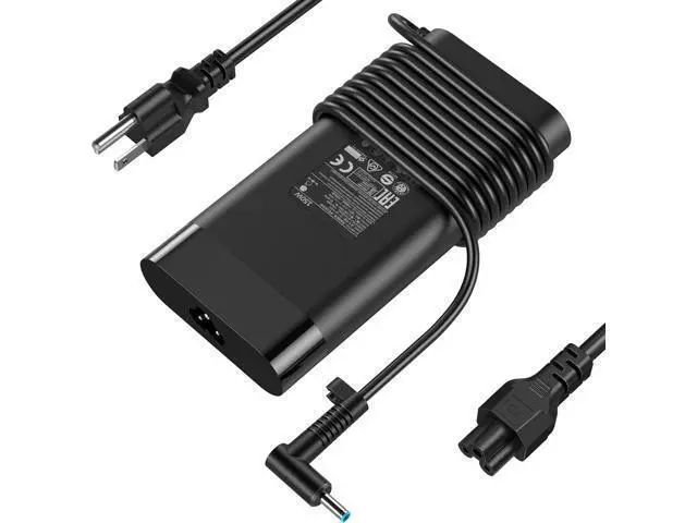 Alt view image 2 of 7 - 150W Laptop Charger Compatible with HP ZBook 15 16 17 15U 15V G3 G4 G5 G6 G7 G8 G9 ZBook Firefly 15 Victus 15 Studio G4 G5 G7 G8 G9 G10 G11 OMEN Pavilion Gaming 15 17 Supply Power AC Adapter