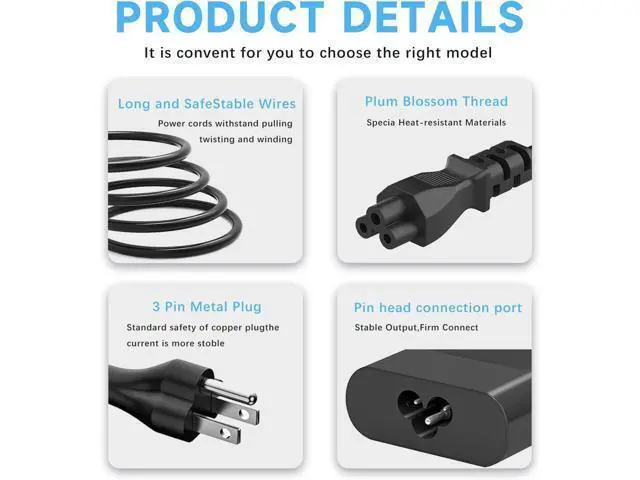 Alt view image 5 of 7 - 150W Laptop Charger Compatible with HP ZBook 15 16 17 15U 15V G3 G4 G5 G6 G7 G8 G9 ZBook Firefly 15 Victus 15 Studio G4 G5 G7 G8 G9 G10 G11 OMEN Pavilion Gaming 15 17 Supply Power AC Adapter