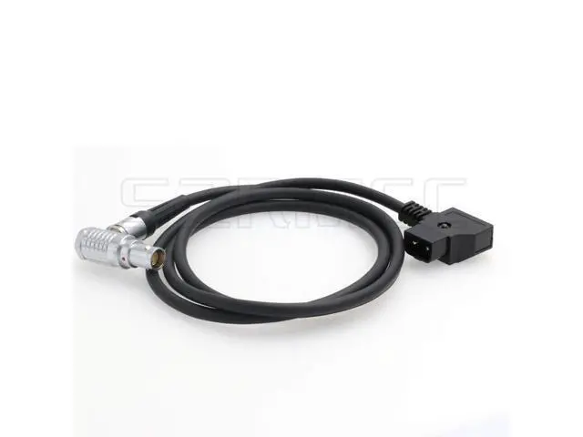 Alt view image 2 of 3 - SZRMCC 1B 6 Pin Female to D-Tap Power Cable for Red Epic Weapon Scarlet MoVI Pro/XL Camera Anton Bauer Battery (Right Angle 6pin 1m)