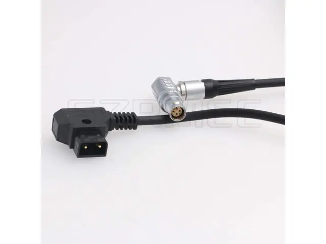 Alt view image 3 of 3 - SZRMCC 1B 6 Pin Female to D-Tap Power Cable for Red Epic Weapon Scarlet MoVI Pro/XL Camera Anton Bauer Battery (Right Angle 6pin 1m)