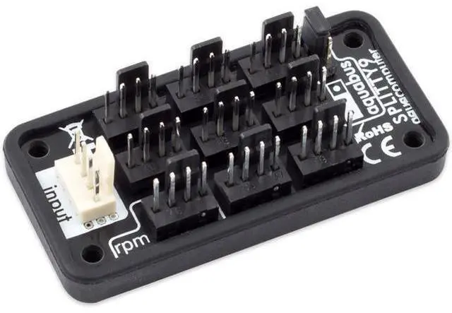 Main image of Aquacomputer SPLITTY9 Splitter (up to 9 Fans or Aquabus Devices)