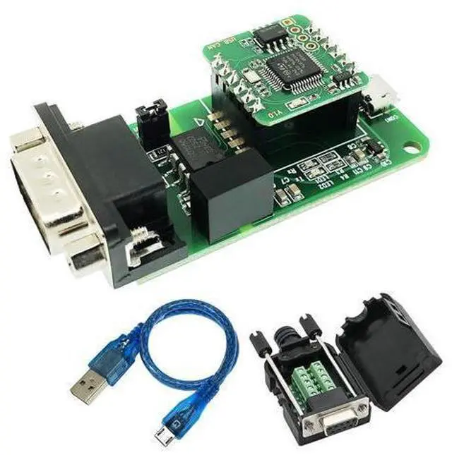 Main image of USB CAN Converter Module for Raspberry Pi 5/4/Pi3B+/Pi3/Pi Zero(W)/Jetson Nano/Tinker Board and Any Single Board Computer Support Windows, Linux, Mac OS (USB2CAN-DevKit), Android, Venus OS