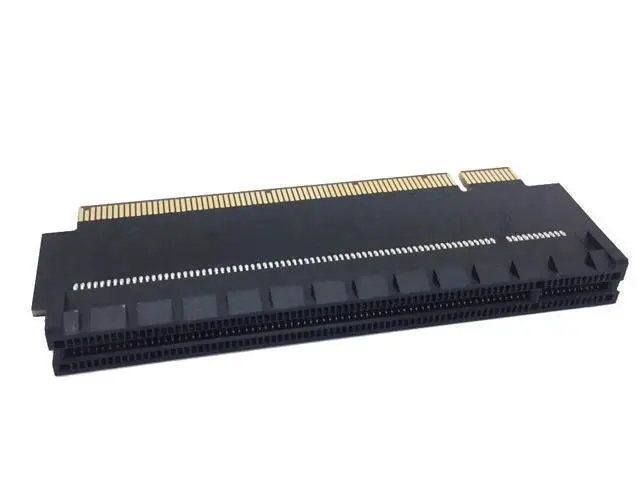 Alt view image 2 of 2 - Vszerda PCIe 16x Riser Card,PCI-e Express 3.0 16X Male to Female Extension Card for GPU Graphics Card(180Degree 3.1CM Height)