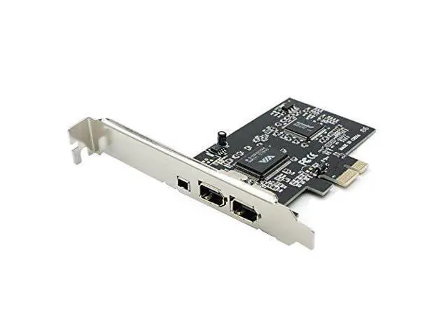 Alt view image 2 of 5 - Vszerda PCIE PCI-E FIREWIRE IEEE 1394 3 Port FIRE Wire Controller Card for Desktop PC