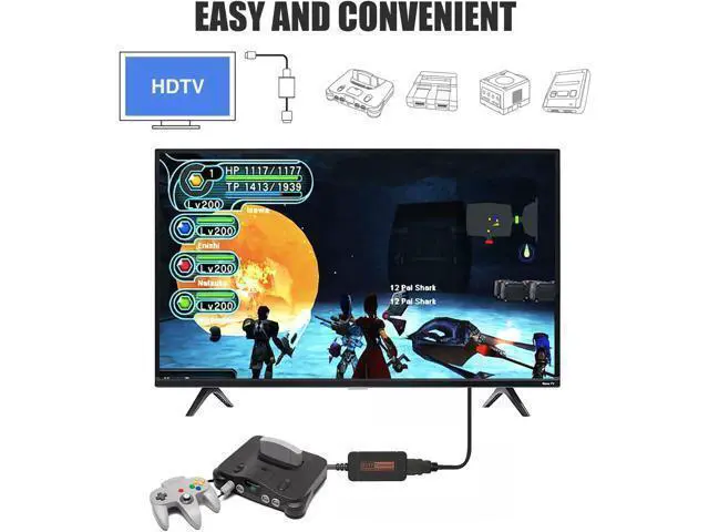 Alt view image 5 of 6 - HDMI Adapter for N64/ Game Cube/SNES