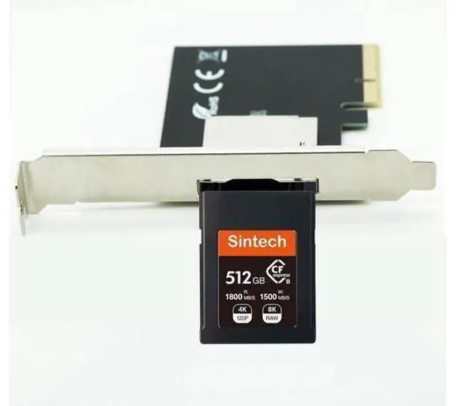 Alt view image 2 of 5 - Vszerda PCI-e 4X CFexpress Memory Card Reader,Compatible with Sony ProGrade Lexar Type B Card