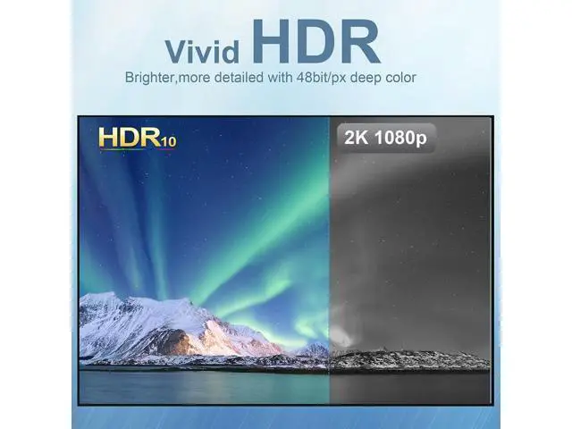 Alt view image 3 of 7 - Vszerda USB C to HDMI 2.1 Cable,6FT, 8K@60Hz 4K@120Hz,Thunderbolt 4/5 to HDMIType C Compatible with MacBook Pro M4,M3, iPad, iPhone 16Pro, HDCP 2.3 & HDR10, 48Gbps, Galaxy Gaming Monitor