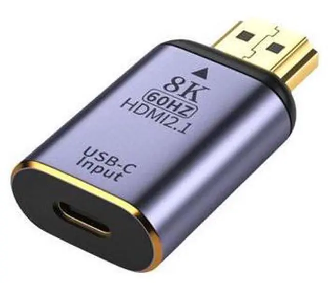 Main image of Vszerda USB-C Type C Female Source to HDMI Sink HDTV Adapter 8K@60hz 4K@120hz for Tablet & Phone & Laptop