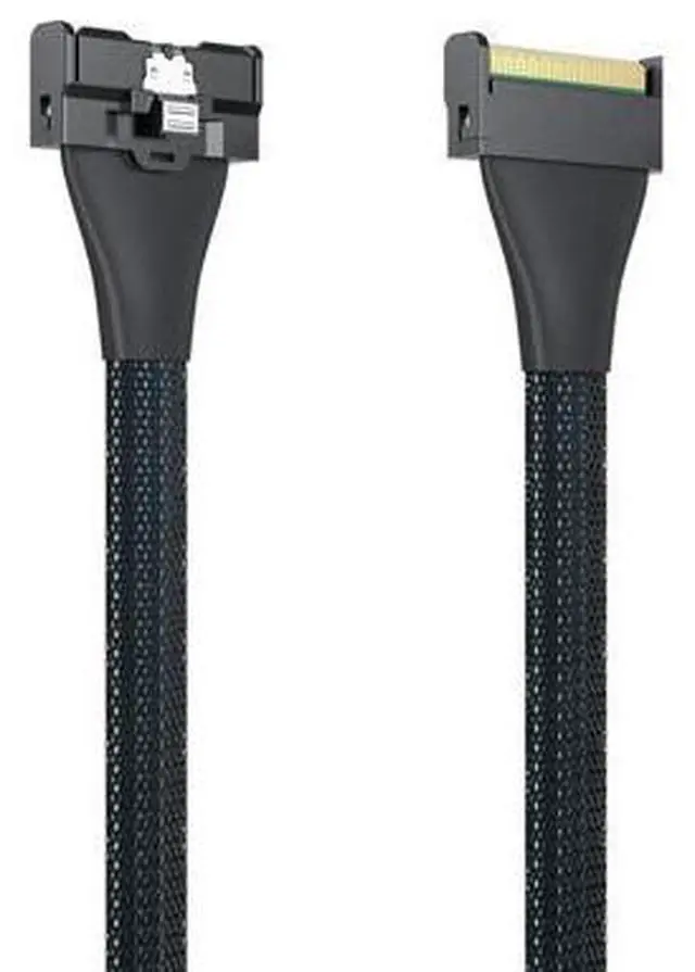 Main image of Vszerda PCIe Gen5 MCIO to MCIO 8X Cable, SFF-TA-1016 74Pin 85-ohm, Server Storage Cable for NVMe Backplanes, HBAs, All-Flash Arrays, 0.5-m(1.64ft)