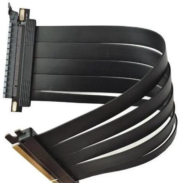 Main image of Vszerda PCI-E 4.0 High Speed Flexible Extender Riser Cable 20cm 180 Degree