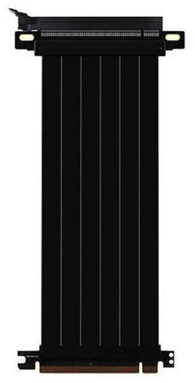 Main image of Vszerda Full Speed PCIE 4.0 16x Riser Cable Graphics Card Extension Cable PCI Express Port GPU Expansion Card Riser Shielded Extender (180 Degree Black,15CM)