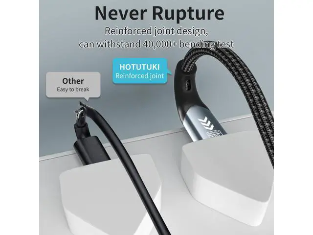 Alt view image 5 of 7 - Vszerda USB-c Extension Cable 3.3FT/1M Compatible with Thunderbolt 4 Extension Cable high Speed 40Gbps Data Transfer, USB c Male to Female, 8K Display/Video 240W, for Docking Station