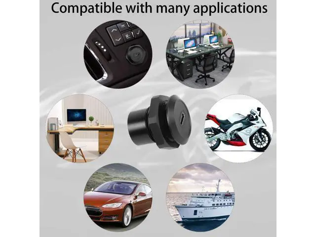 Alt view image 6 of 7 - Vszerda USB C Panel Threaded Fixed Mount Coupler Converter Adapter USB 3.1 Type C Female to Female Flush Panel Mount Connector 10Gbps 100W for Dashboard or Equipment Panel
