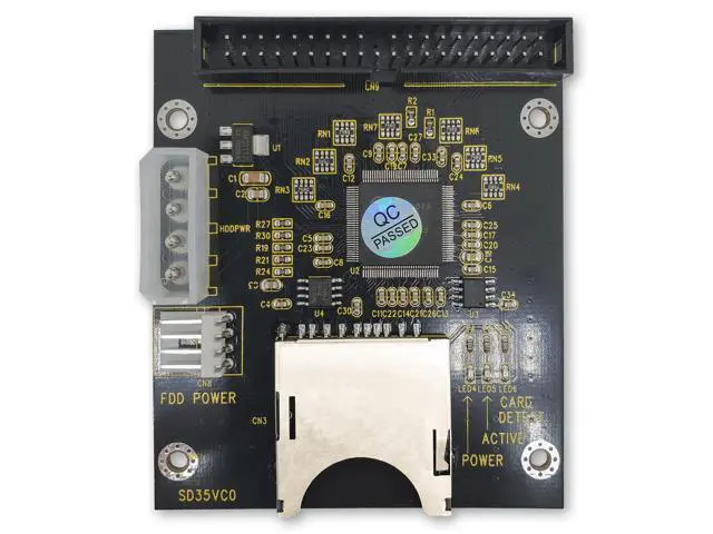 Alt view image 2 of 6 - Vszerda SD SDHC Memory Card to 3.5" 40 Pin IDE Hard Disk Drive Adapter Secure Digital Converter