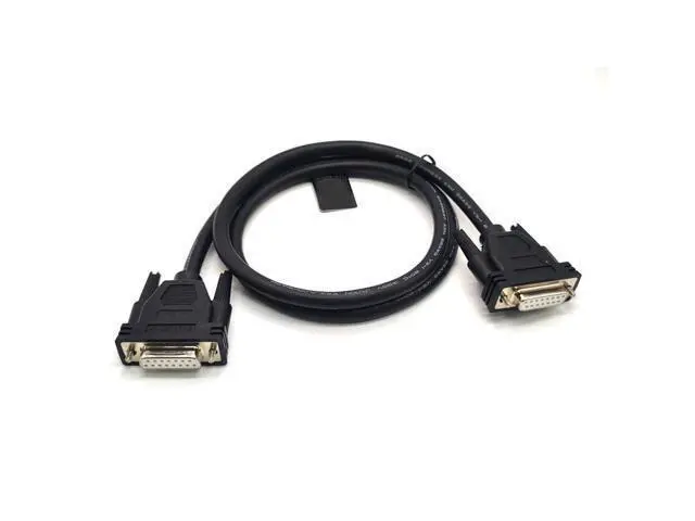 Alt view image 4 of 6 - Vszerda Industrial DB15 Cable,Female to Female 2 row 15 pin Straight Cable 1 Meter