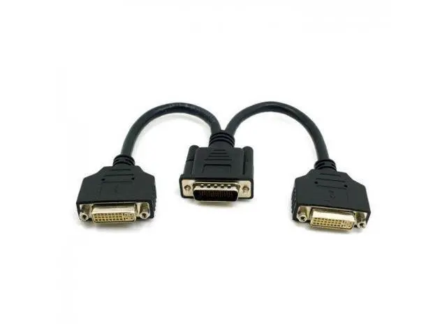 Alt view image 7 of 7 - Vszerda DMS-59 Male to Dual DVI 24 + 5 Female Splitter Extension Cable for Graphics Cards and Monitors