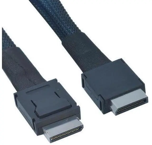 Main image of Vszerda Oculink Cable PCIe 4.0 SFF-8611 4i Male Extension Cable for Oculink eGPU onexGPU Mini PC SSD, 0.6 feet (20 cm)