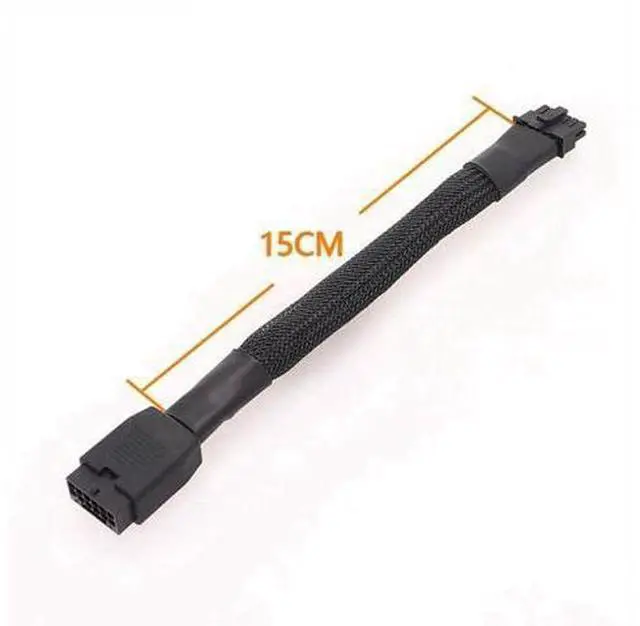 Alt view image 3 of 6 - Vszerda PCIe 5.0 Extension Cable, 16AWG ATX 3.0 12VHPWR PCIE Cable, 600W Female to Male 16 (12+4) Pin PCIE5 Cable for RTX 4090TI, 4080TI, 3090TI