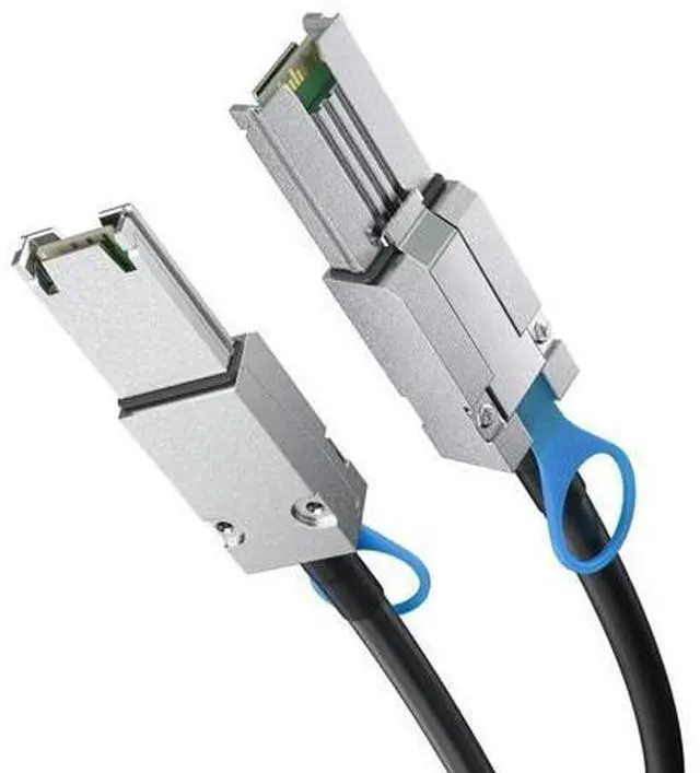 Main image of Vszerda 6G External Mini SAS SFF-8088 to SFF-8088 Cable, 6Gbps External Cable Attached SCSI, 26pin, 100-Ohm Impedance, 0.5-Meter(1.64ft), 30AWG