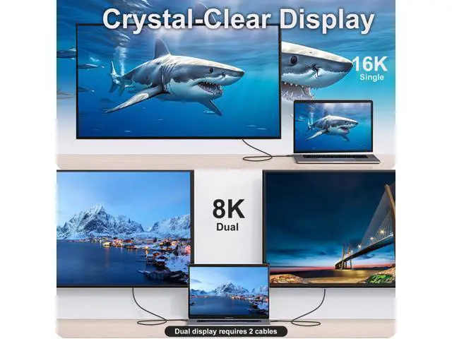 Alt view image 6 of 7 - Vszerda 240w 80gbps USB c Cable Compatible with Thunderbolt 5 Cable Right Angle Short 1ft, 90 Degree USB C Cable, 8K/16k 60Hz usbc Monitor Cable for Thunderbolt 4,USB c Video Braided