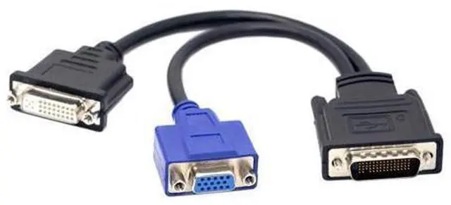 Main image of Vszerda DMS 59pin Male to Dual DVI RGB VGA Female Extension Cable for GPU Graphics Card Displays