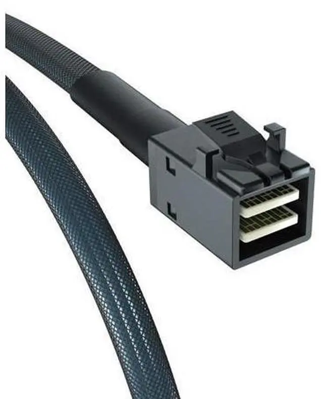 Alt view image 5 of 7 - Vszerda Internal Mini SAS HD SFF-8643 to 4xSFF-8482 Fan-Out SAS Cable with IDE Molex SATA Power for Raid Controller to Hard Drive, 12Gb/s, 1-m(3.3 ft)
