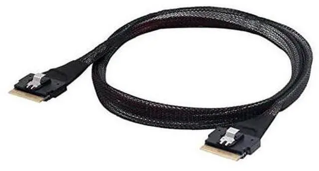 Main image of Vszerda PCI-E Slimline SAS 4.0 SFF-8654 8i 74pin Host to SFF-8654 74Pin Slim SAS Target Cable 50cm