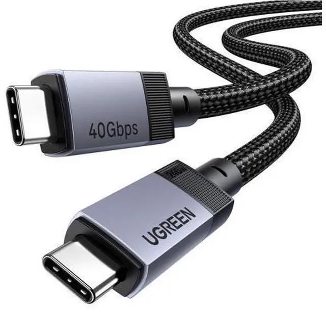 Main image of UGREEN 240W USB C Cable, 40Gbps USB C to USB C Cable USB4.0 GEN3 8K 60Hz PD 3.1 Video Cable Compatible with USB C Monitors, Hubs, Docks, MacBook Air, iPhone 17/16 Pro Max, Galaxy S25/S24 Ultra, 3.3FT
