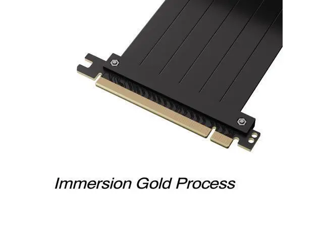 Alt view image 3 of 6 - Vszerda PCI-E 3.0 16X PCI-e Extension Cable 16x Flexible Cable High Speed Extension Port Adapter PCIe Riser Cable 20CM