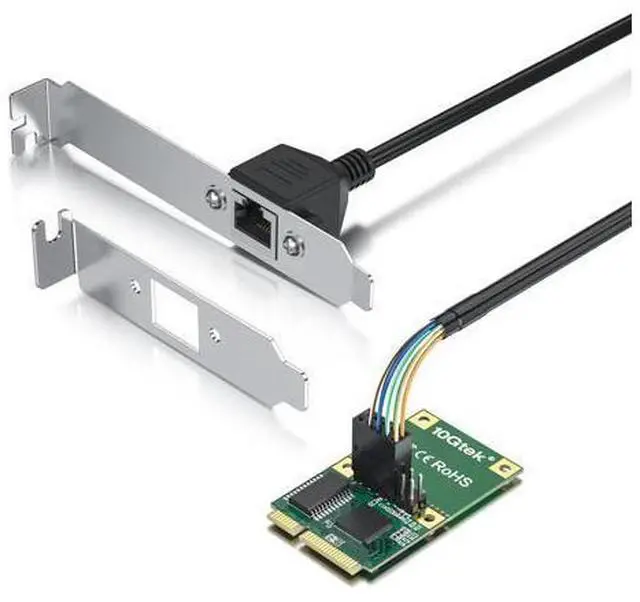 Main image of Vszerda Mini PCIe Gigabit Ethernet Network Card, Single RJ45 Port, 1G NIC Compare to Intel I210AT, with 30-cm Cable, Mini Pice Interface, not for M.2