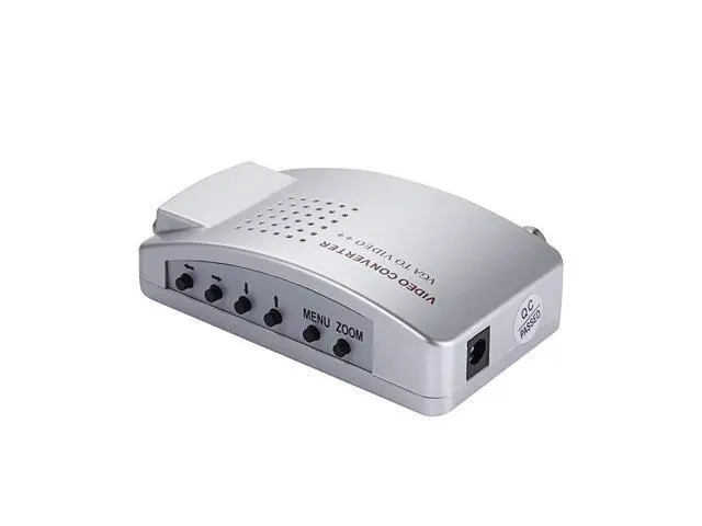 Alt view image 4 of 5 - Vszerda VGA to BNC S-Video Converter Box Adapter Coaxial Video Out