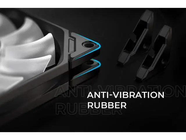 Alt view image 4 of 7 - ID-COOLING TF-9215 ARGB Case Fan 15mm Thickness PWM Fan 5V 3 PIN ARGB Fan Slim Fan for Radiator/CPU Cooler/Computer Case