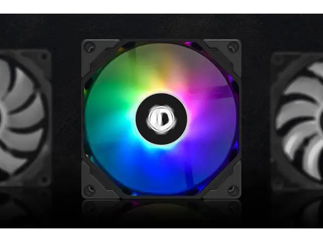 Alt view image 6 of 7 - ID-COOLING TF-9215 ARGB Case Fan 15mm Thickness PWM Fan 5V 3 PIN ARGB Fan Slim Fan for Radiator/CPU Cooler/Computer Case