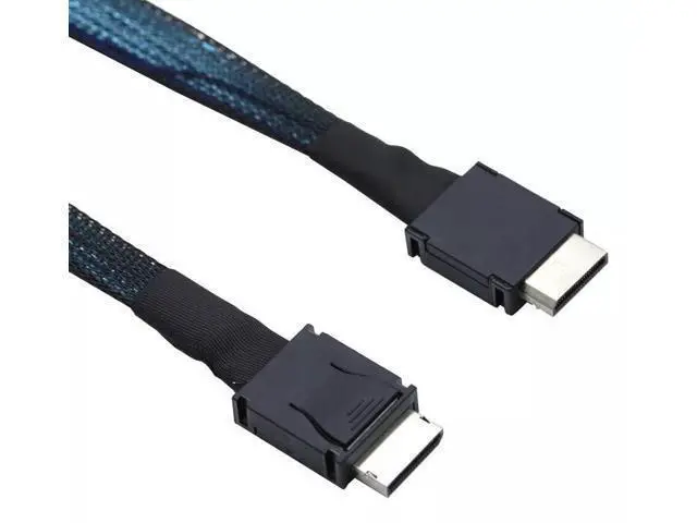 Alt view image 2 of 5 - Vszerda PCIE Oculink SFF 8611 to MINI SAS SFF-8611 4i Server Cable 100CM