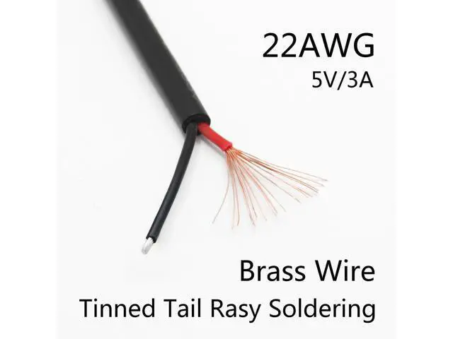 Alt view image 4 of 7 - Short Micro USB Female 2 Pin Bare Wire,30cm/11.8in Micro USB to Open End Pigtail Power Cable Easy Soldering,Micro USB 22AWG 3A for Micro USB Equipment Installed or Replace Repair DIY Cable(4Pcs)