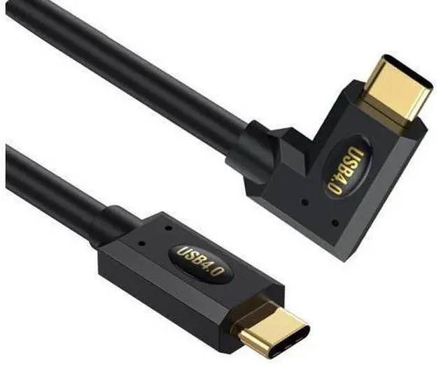 Main image of Vszerda USB4.0 Cable Spring Coiled, USB C to USB C Cord 8K/6K @60hz 40Gbps 240W Fast Data Charging Type C Spring Spiral Cord Cables, 4FT/1.2M (Male to Male, Straight to Left/Right Angled)