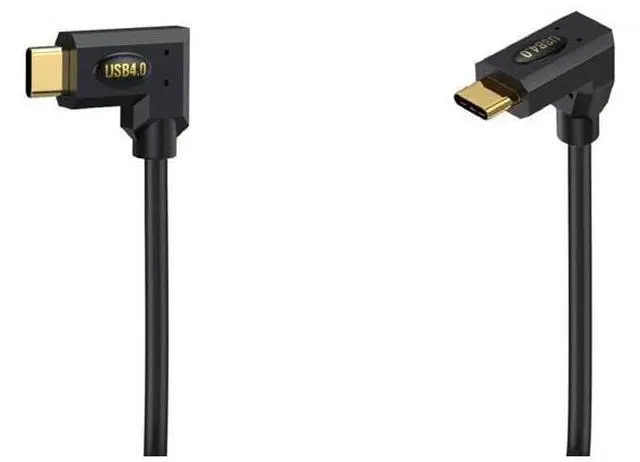 Main image of Vszerda USB4.0 Cable Spring Coiled, USB C to USB C Cord 8K/6K @60hz 40Gbps 240W Fast Data Charging Type C Spring Spiral Cord Cables, 4FT/1.2M (Male to Male, Up/Down to Left/Right)