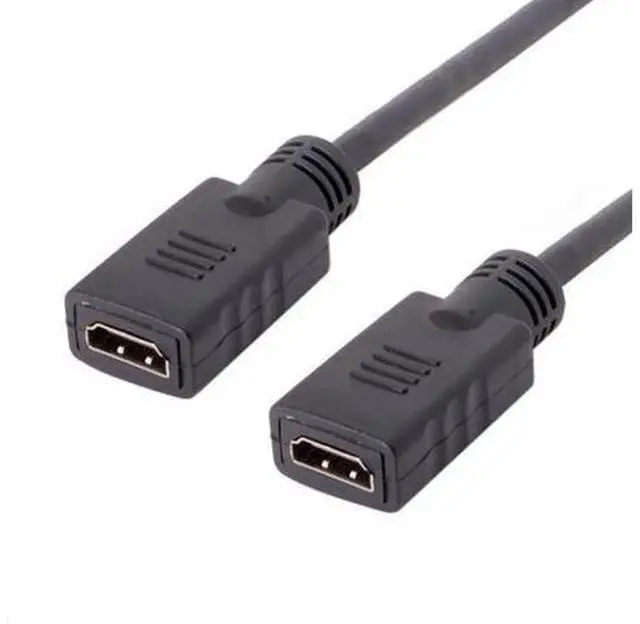 Alt view image 3 of 7 - Vszerda DMS-59Pin Male to Dual HDMI 1.4 HDTV Female Splitter Extension Cable for PC Graphics Card