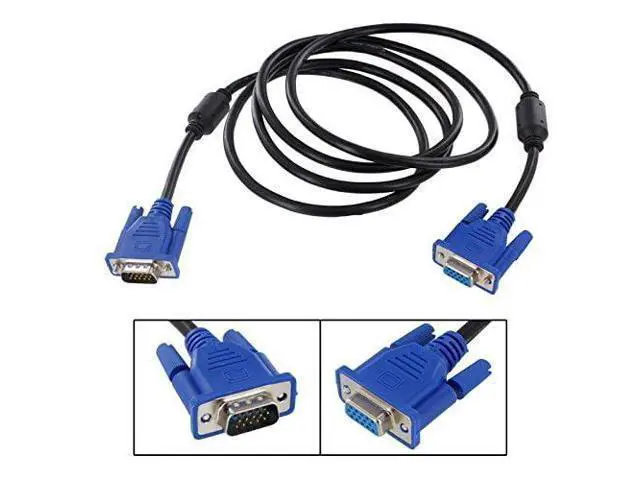 Alt view image 7 of 7 - Vszerda VGA Male to Female Extension Cable Video LED Monitor Wire M-F 10Ft 3M 10 Ft