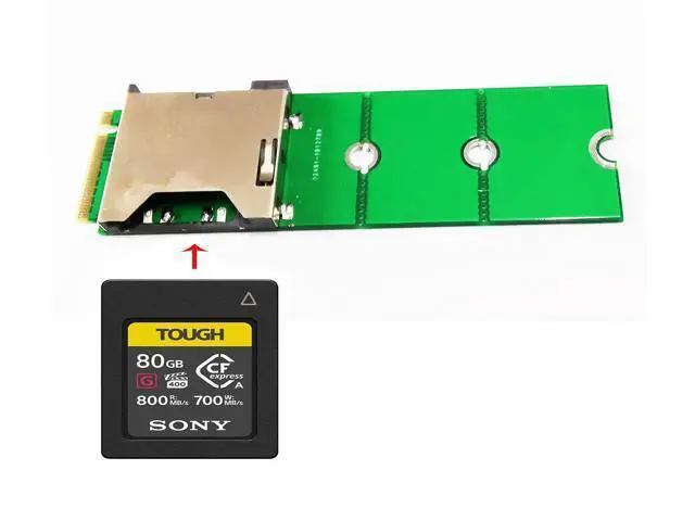 Alt view image 2 of 4 - Vszerda M.2 nVME M-Key Reader Card,Compatible with Sony CEA-G80T G160T CFexpress Type A Card