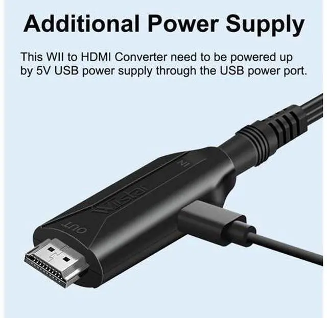 Alt view image 4 of 7 - Vszerda N64 to HDMI Converter Adapter Support Audio Video Output,HDMI Link Cable for N64 Modes,Plug and Play, Support HD 1080P/720P Display