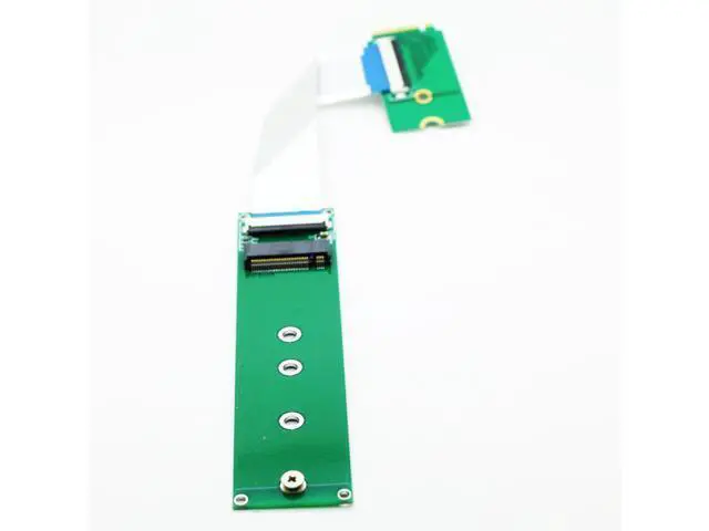 Alt view image 2 of 3 - Vszerda M.2 NVME 2242 to 2280 Extension Cable,NGFF M-Key PCIe SSD 2230 to 2280 Extender Card with Anti-electromagnetic Foiled Reversed Cable 10CMS