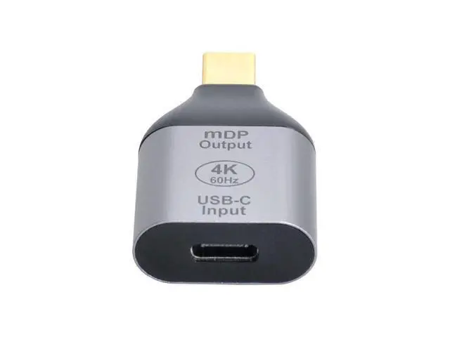 Alt view image 2 of 7 - Vszerda USB-C Type C Female Source to Mini Displayport DP Sink HDTV Adapter 4K 60hz 1080p for Tablet Phone Laptop