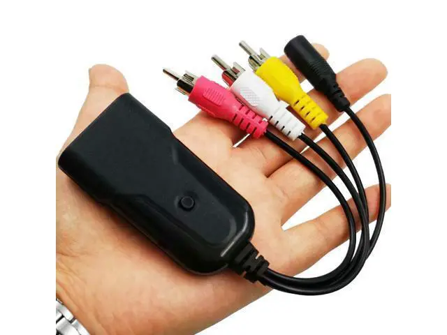 Alt view image 4 of 7 - Vszerda HDMI Mini AV Adapter HD Converter Box HDMI to Composite RCA AV/CVSB L/R Video 720P 1080P HDMI2AV hdmi2 av Video