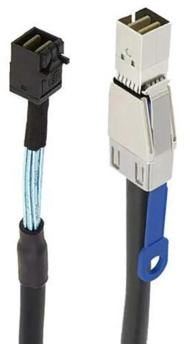 Alt view image 3 of 4 - Vszerda Mini SAS SFF-8644 with IC to SAS SFF-8643 Server Connection Cable (1m)