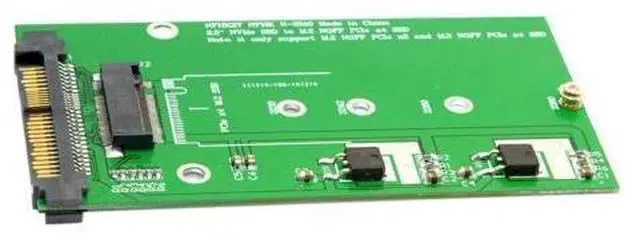 Alt view image 2 of 4 - Vszerda 2.5'' NVMe SSD to M.2 NGFF PCIe x4 SSD,SFF-8639 NVME U.2 to NGFF M.2 M-Key PCIe SSD Adapter for Mainboard Replace Intel SSD 750 p3600 p3700